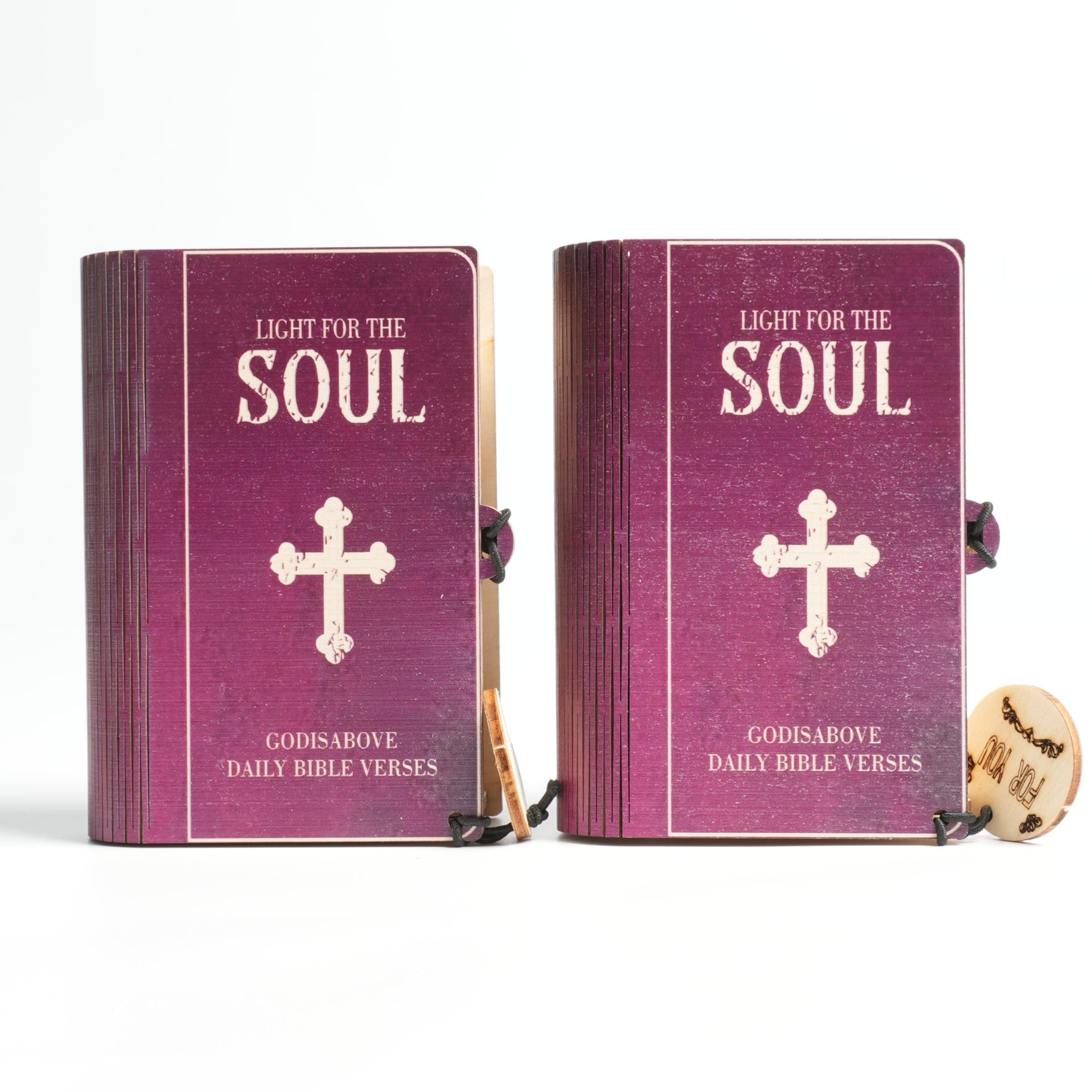 (GIFTING OFFER) Handmade Wooden Box 90 Day Bible Verses (Comes With Christian Gifts)