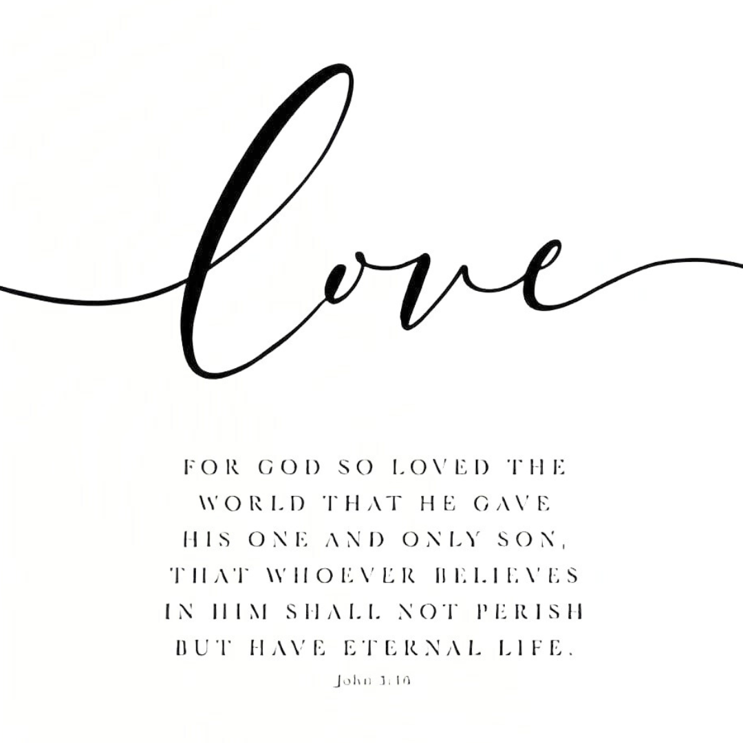 Handmade (Faith Hope Love) Bible Verse Canvas by Godisabove