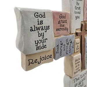 "Faith" Handmade Cross Statue by Godisabove™