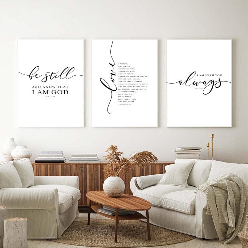 Handmade Christian Canvas Set - Bible Verses by Godisabove