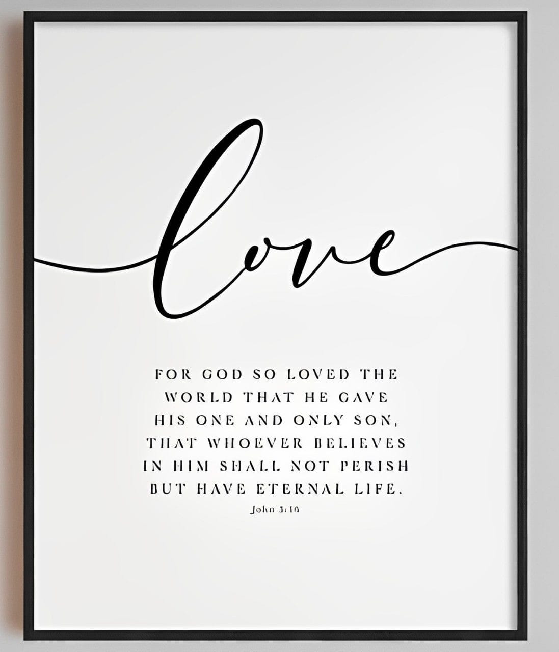 Handmade (Faith Hope Love) Bible Verse Canvas by Godisabove