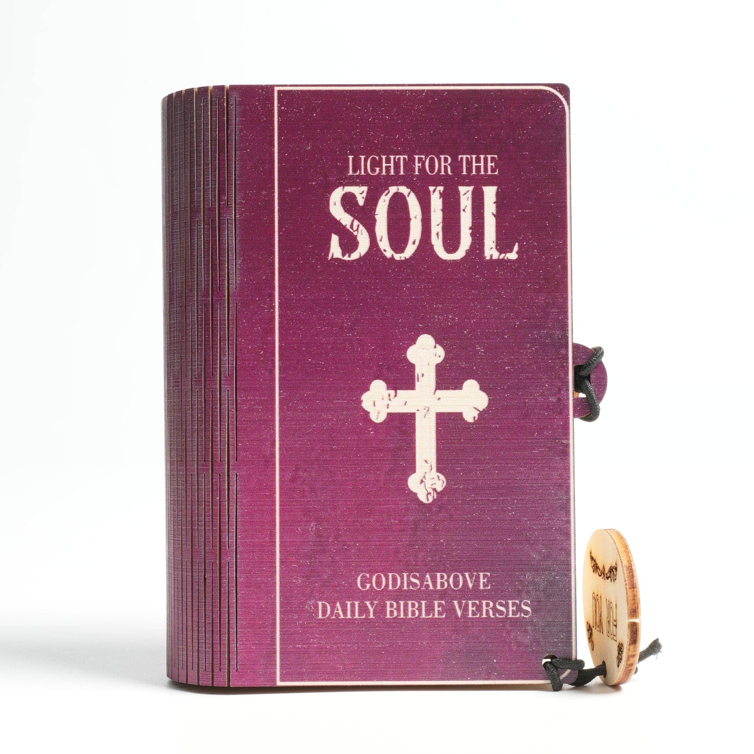 (GIFTING OFFER) Handmade Wooden Box 90 Day Bible Verses (Comes With Christian Gifts)